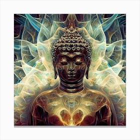 Fractal Buddha 1 Canvas Print