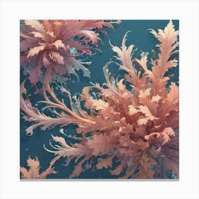 Coral Bloom Canvas Print