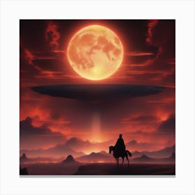 The Red Moon Canvas Print