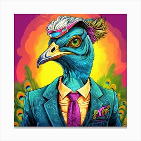 Peacock 1 Canvas Print