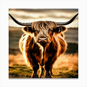 Highland Cow 3 Canvas Print