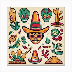 Day Of The Dead 37 Canvas Print