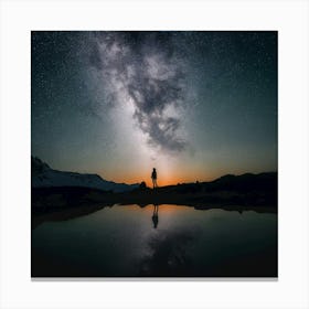 Starry Encounter Canvas Print