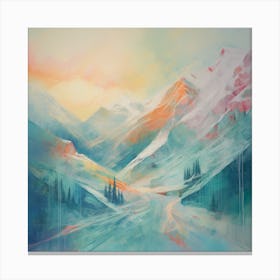 In The Mountains Canvas Print