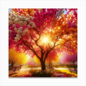 Cherry Blossom Tree Canvas Print