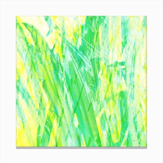 Grassy Abstract Canvas Print