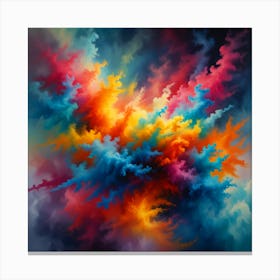 Surrealism Bright Colors Canvas Print