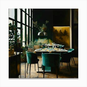Dining Room 45 Canvas Print