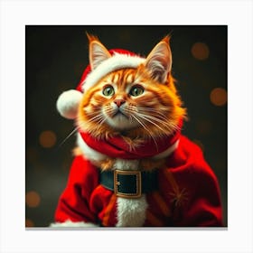 Asm Orange Cat Wearing Like Santa Celebrate The New Ye 0fd2a0e5 E0dd 469d B6c0 Cd081091755b Canvas Print