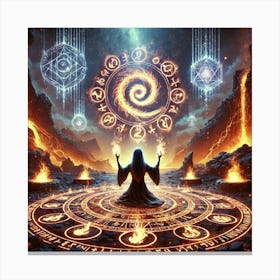 Kaida Ritual Mastery Canvas Print