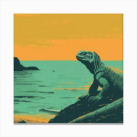 Iguana Canvas Print