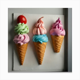 Default Create Unique Design Of Ice Cream Store Wall Art 1 Canvas Print