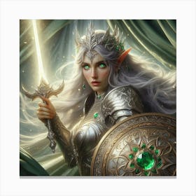 Elf Warrior 15 Canvas Print