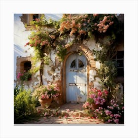 Doorway To The Garden Canvas Print