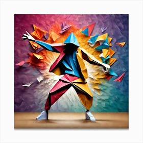 Origami Dancer 109 Canvas Print