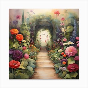 Garden Path 17 Canvas Print