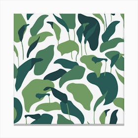 Tropical Leaves Canvas Print