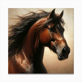 Horse Portrait 2 Canvas Print