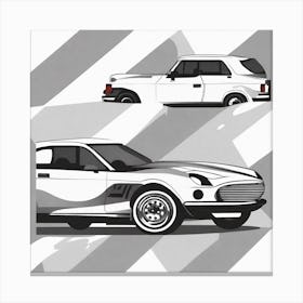 Classic Cars Canvas Print