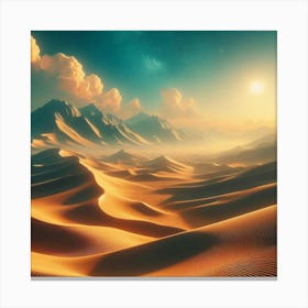 Desert Landscape 2 Canvas Print