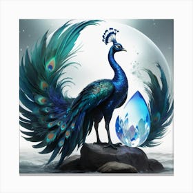 Peacock Canvas Print