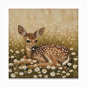 Fawn Fairycore Painting 2 Canvas Print
