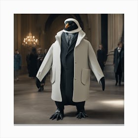 Penguin Ad Canvas Print