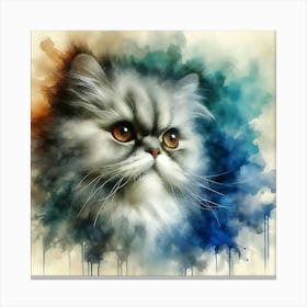 Creative Feline Cat Artwork 38 Canvas Print