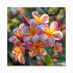 Hawaiian Flowers Canvas Print