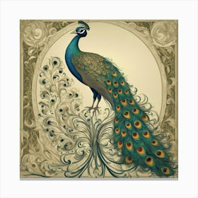 Peacock 38 Canvas Print