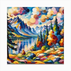 'The Mountains' Canvas Print