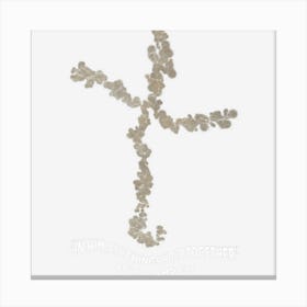 Laminin Christian Jesus Cross Canvas Print