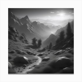 Mountain Landscape 12 Canvas Print