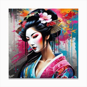 Geisha 143 Canvas Print