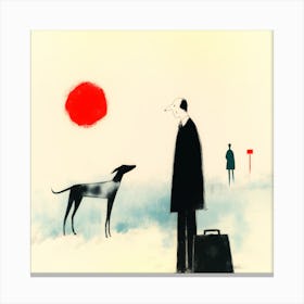 Dogs And Their People XX Canvas Print