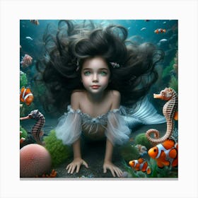 Mermaid 68 Canvas Print