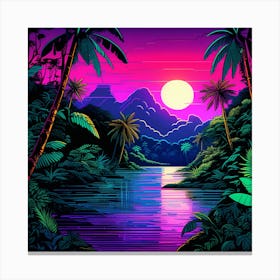 Jungle Landscape Canvas Print