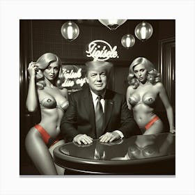 Donald Trump 2 Canvas Print