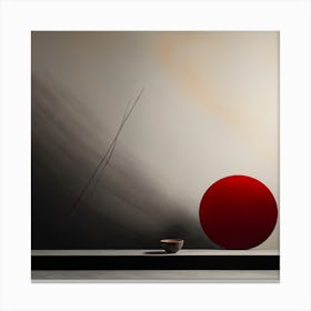 Red Ball Canvas Print