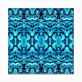 Abstract Blue Patterns BACKGROUND Canvas Print