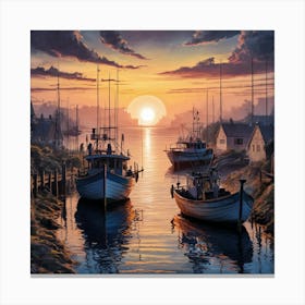 Sunset Serenity Canvas Print