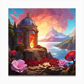 Fairytale Castle 1 Canvas Print