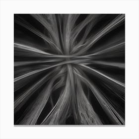 Abstract Black And White Image 1 Canvas Print