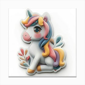 Unicorn 498 Canvas Print