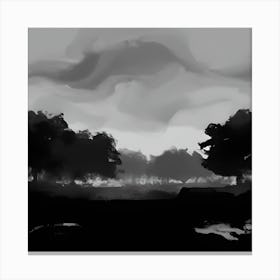 Darkened Skies Canvas Print