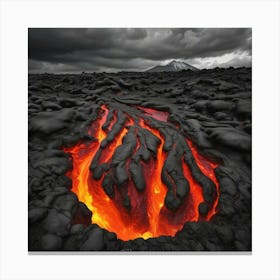 Lava Flow 6 Canvas Print