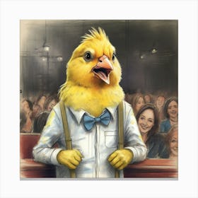 Chicken Judge Canvas Print