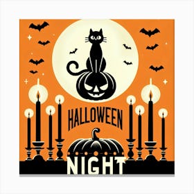 Halloween Night Canvas Print