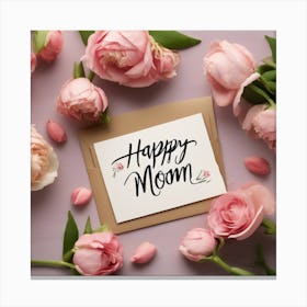 Happy Mom Canvas Print