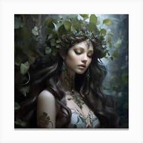 Elven Woman Canvas Print